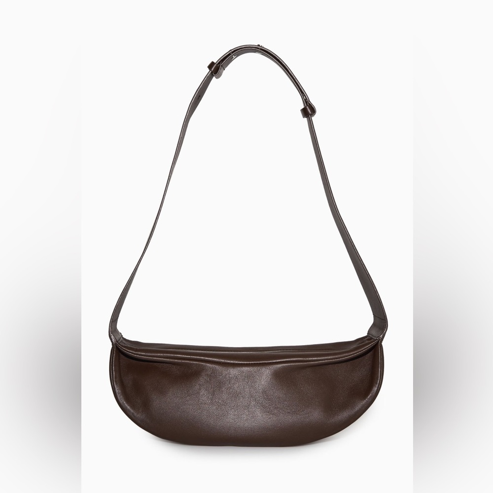 COS leather crossbody bag